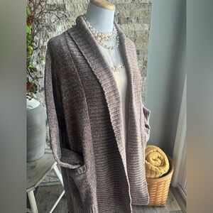 Orvis Brown Knit Sweater